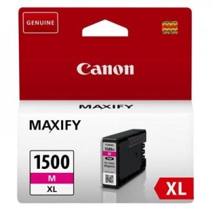 Cartus CANON PGI-1500 XL, Magenta, Original Dual Resistant, High Density, XL Ink Tank, Maxify MB2050/2350